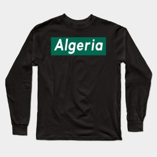 Algeria Long Sleeve T-Shirt